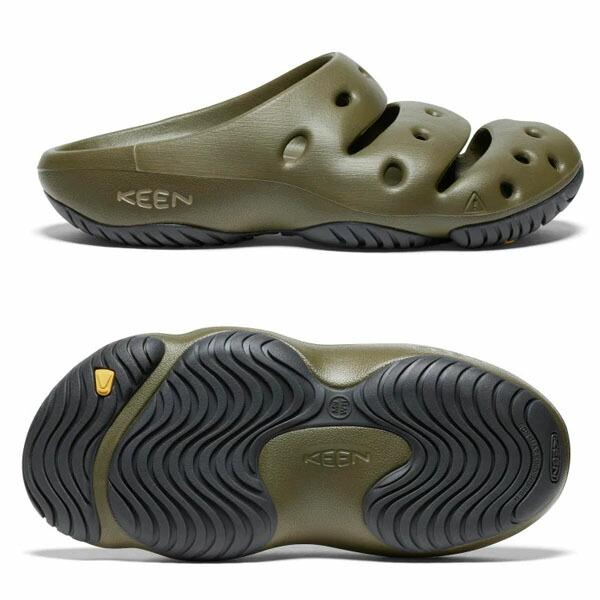 キーン KEEN メンズ 靴 ヨギ クロッグシューズ クロッグサンダル YOGUI Men Dark Olive/Dark Olive 軽量 KEE1028524｜hikyrm｜03