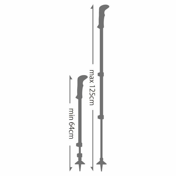 LEKI レキ トレッキングポール クレシダAS 100グレー 2本組 CARAVAN キャラバン 1300484 LEK1300484100｜hikyrm｜05