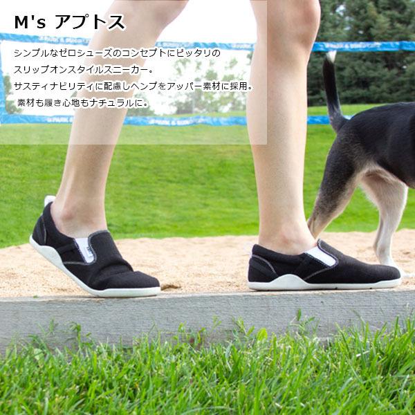 愛用 シューズ スリッポン メンズ アプトス ゼロシューズ Xeroshoes シンプル 国内正規品 Xerapm Apm トレッキング アウトドアシューズ カラー ブラック Blk Www Gatorheatandair Com