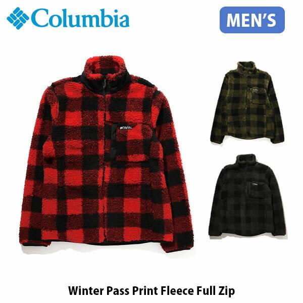 種類豊富な品揃え 冬 アウター 上着 ジャケット フリース メンズ コロンビア Columbia 21年秋冬 キャンプ Colae0259 Ae0259 ウインターパスプリントフリースフルジップ アウトドア ベスト ジレ
