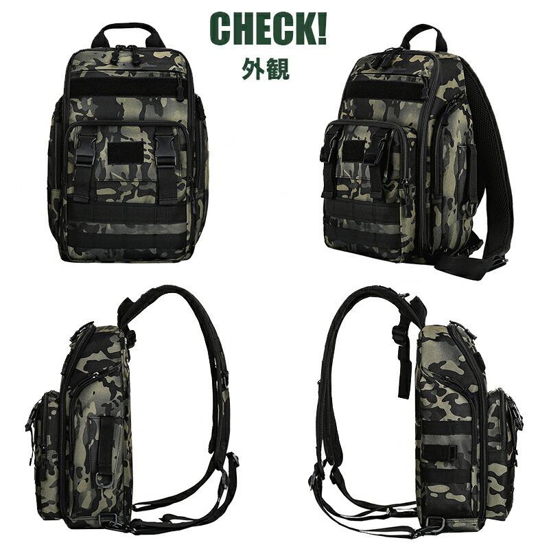 釣り バッグ 3wayランガンバッグ リュック ワンショルダーバッグ 手提げバッグの1台3役 バックパック 600d 耐久性 Kan Yz Kan ハイカム 通販 Yahoo ショッピング