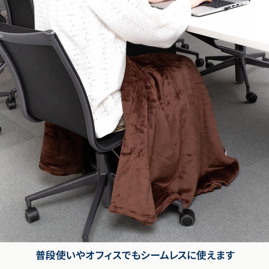 Hilander（ハイランダー） 難燃ブランケット ひざ掛け 暖かい 毛布