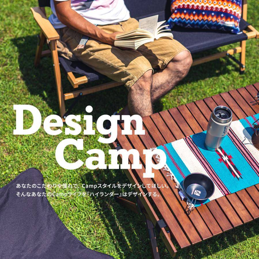 Hilander（ハイランダー）アウトドアテーブル 楽天市場】Hilander(ハイランダー) ウッドロールトップテーブル3