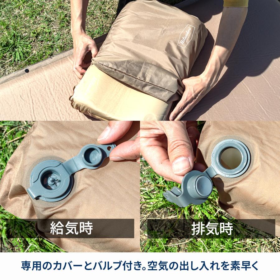 ハイランダー インフレーターピロー DX アウトドア キャンプ用まくら 自動膨張式 1年保証 | Hilander | 03
