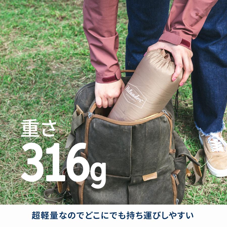 ハイランダー インフレーターピロー DX アウトドア キャンプ用まくら 自動膨張式 1年保証 | Hilander | 04