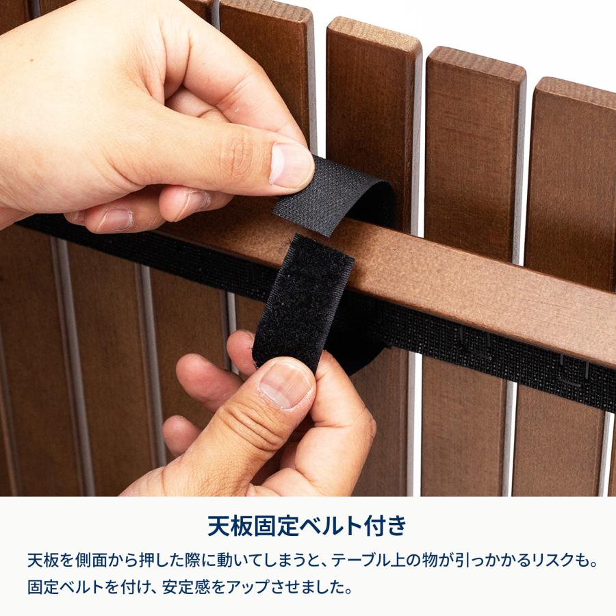 アウトドアテーブル ハイランダー ウッドロールトップテーブルEX 1年保証 アウトドア キャンプ ローテーブル 天然木 おしゃれ 90 ナチュラル | Hilander | 08