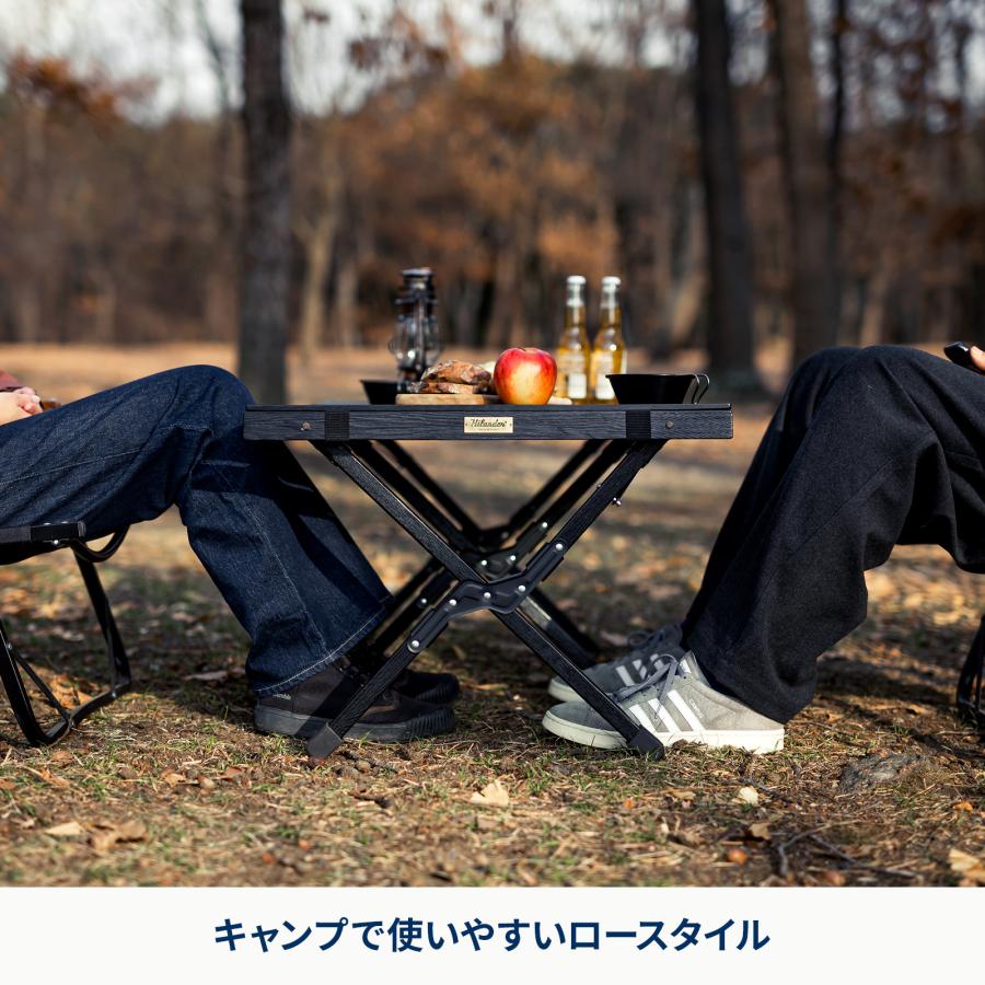 Hilander（ハイランダー） アウトドアテーブル ウッドロールトップ