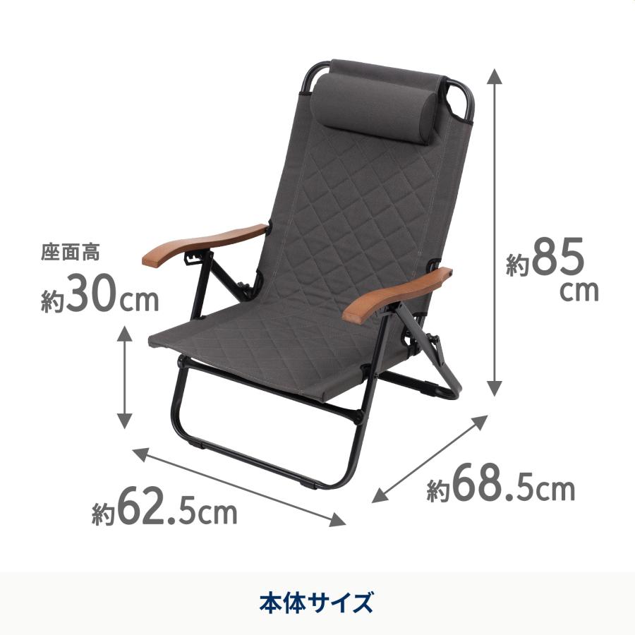 Hilanderハイランダー クライマックスローチェア グレー【新品未使用】 Hilander（ハイランダー） アウトドアチェア クライマックスローチェア