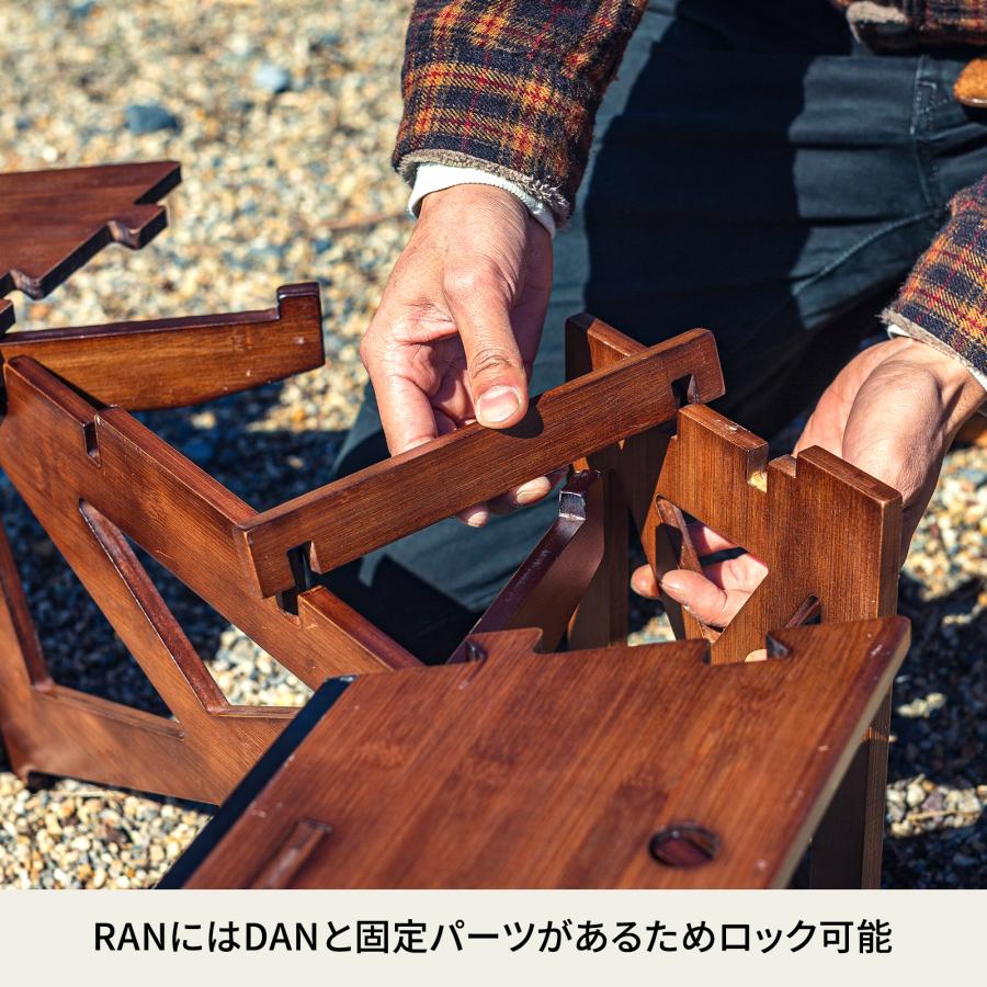 店内全品+P5%】 アウトドアテーブル ハイランダー DAN/RANセット