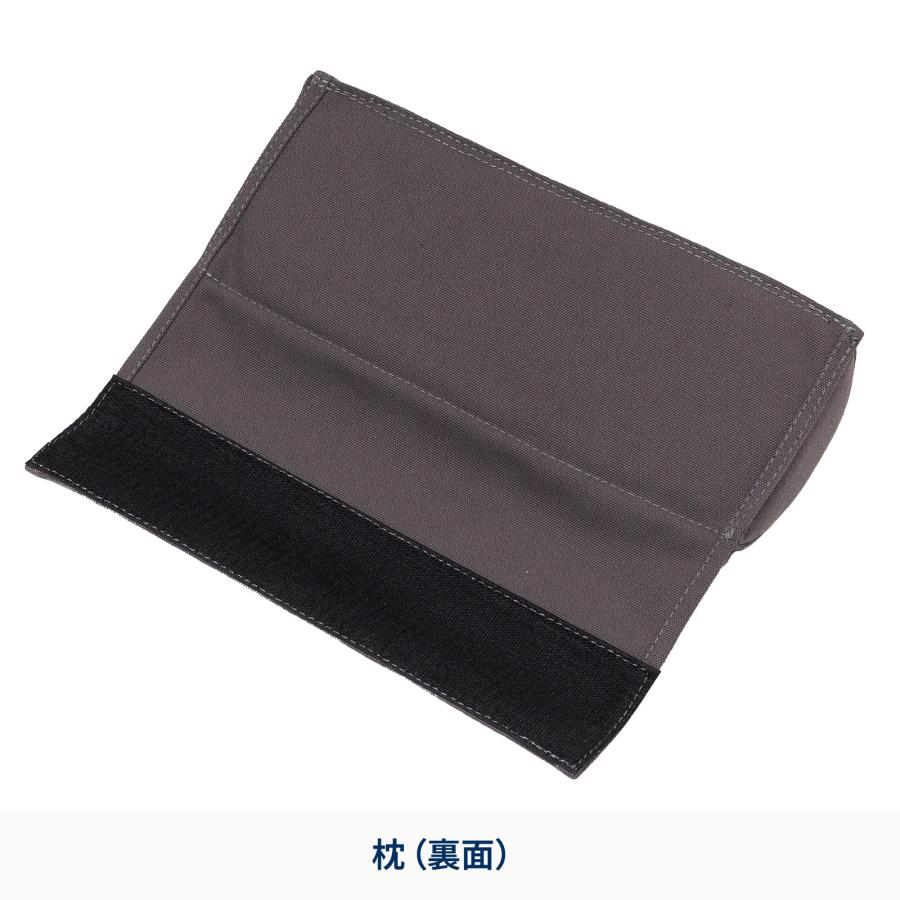 アウトドアチェア ハイランダー クライマックスローチェア専用枕 ヘッドレスト オプション グレー | Hilander | 02