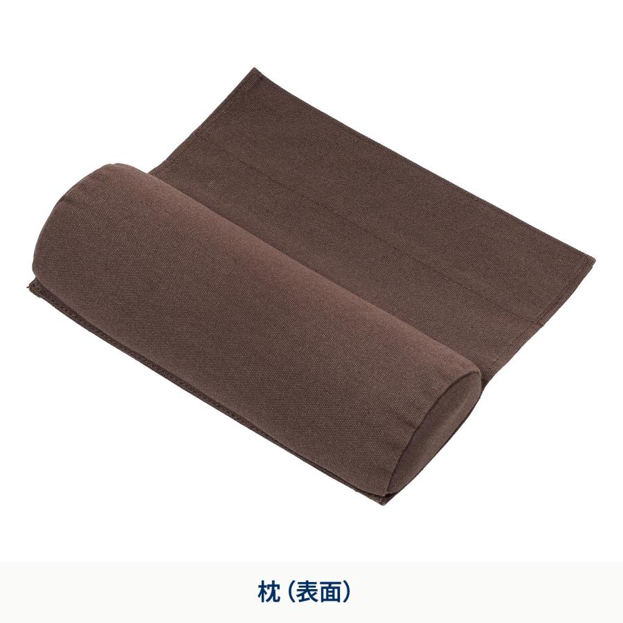 アウトドアチェア ハイランダー クライマックスローチェア専用枕 ヘッドレスト オプション ブラウン | Hilander | 01