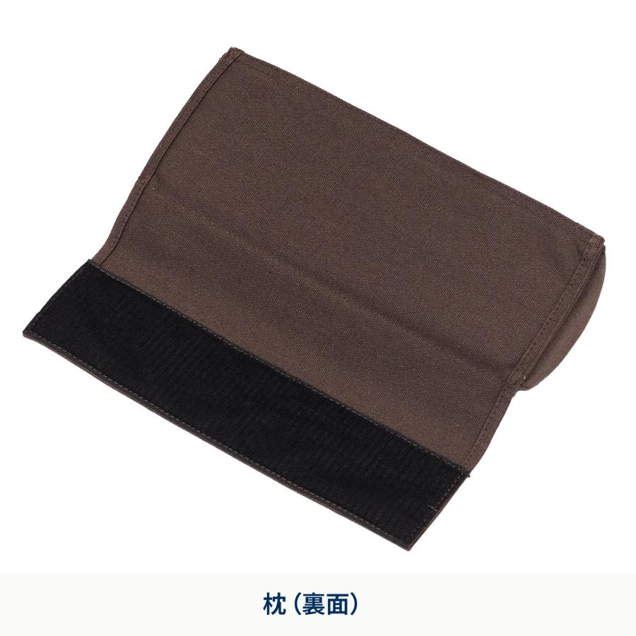 アウトドアチェア ハイランダー クライマックスローチェア専用枕 ヘッドレスト オプション ブラウン | Hilander | 02