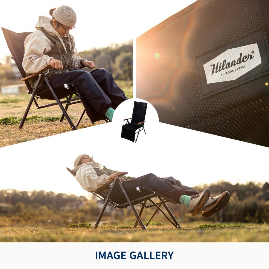 Hilander（ハイランダー） アウトドアチェア リクライニングチェアDX