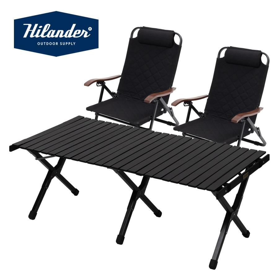 Hilander（ハイランダー） アウトドアテーブル お得なセット ウッド