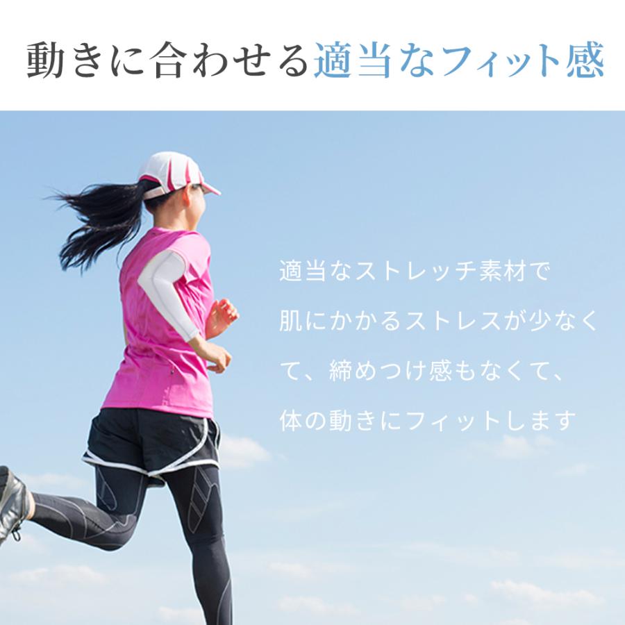 アームカバー UVカット率99％ 吸汗速乾 冷感 アームウォーマー メンズ