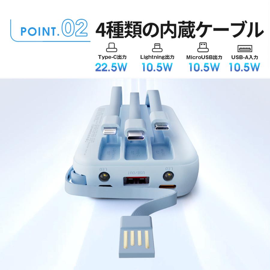 iPhone５充電器モバイルバッテリー iPhone5/5Sコード付 スマホ用電池式モバイルバッテリー｜LED総合窓口の
