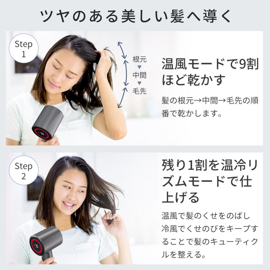 ドライヤー 斬新デザイン 15s速乾 大風量1300W 低騒音 軽量 小型 ドライヤー ヘアドライヤー 速乾 1300W 低騒音 軽量 大風量 時短 恒温