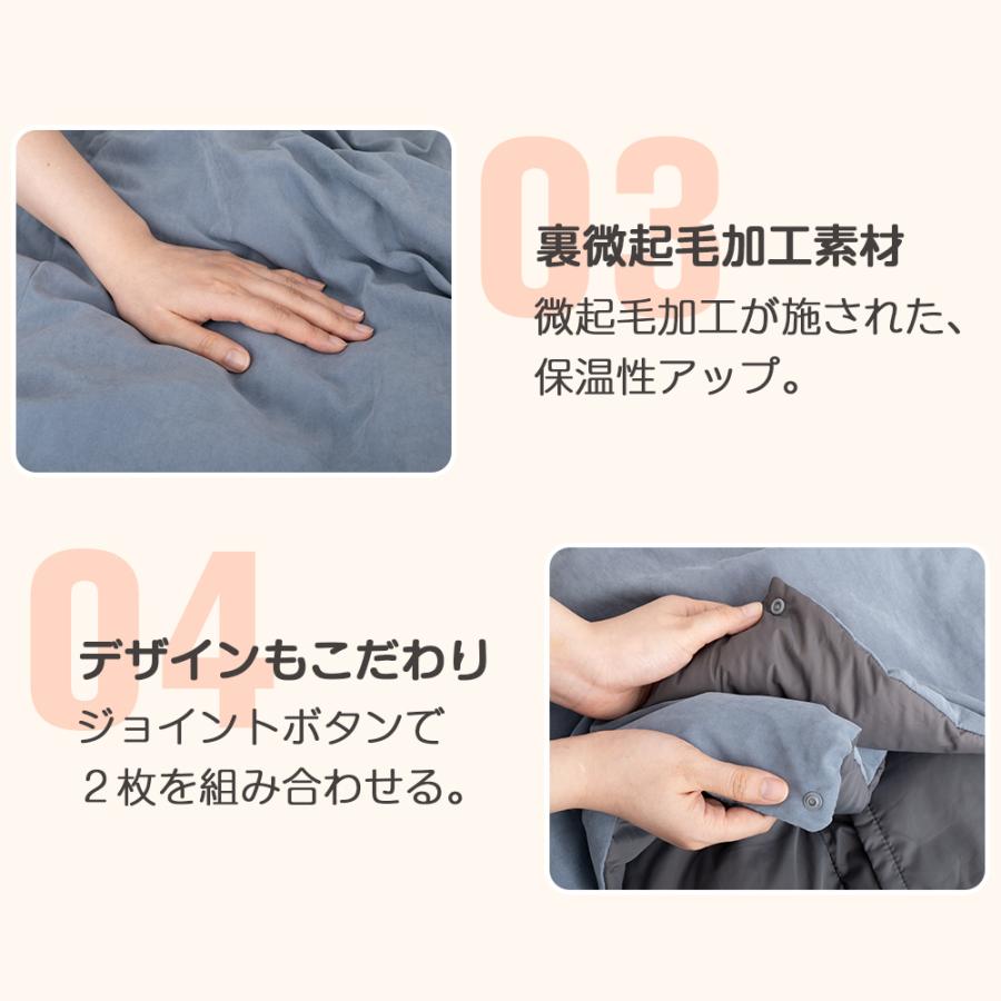 RAVAcoco 電気毛布 モバイルバッテリー付き 掛け着る両用 RAVAcoco 電気毛布 モバイルバッテリー付き 掛け着る両用