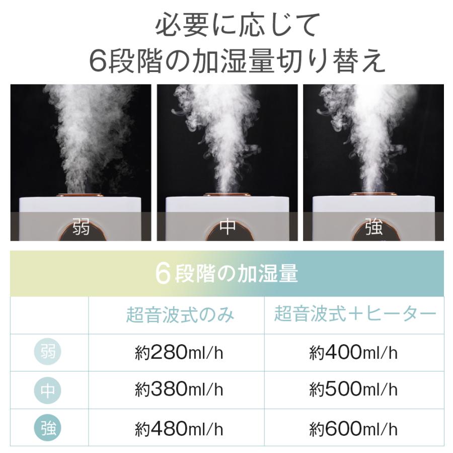 ハイブリッド加湿器 大容量 タワー型 9L 加湿器 マイナスイオン機能 UV