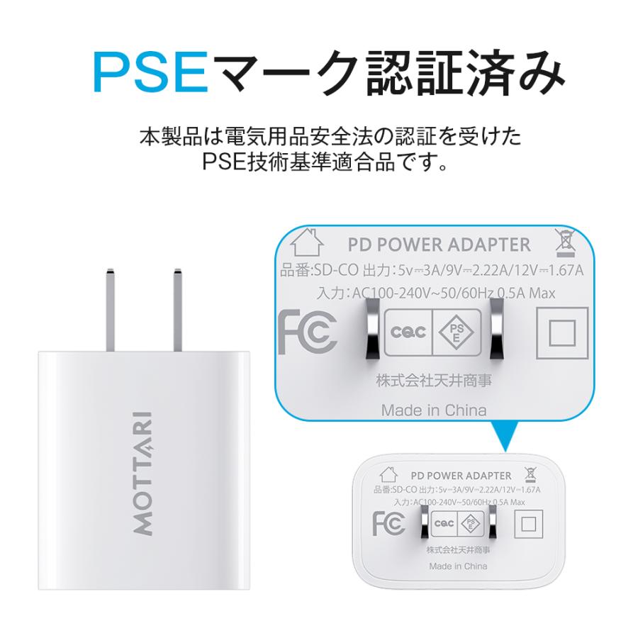 20W GaN急速充電セット」iphone android 急速充電器 充電器