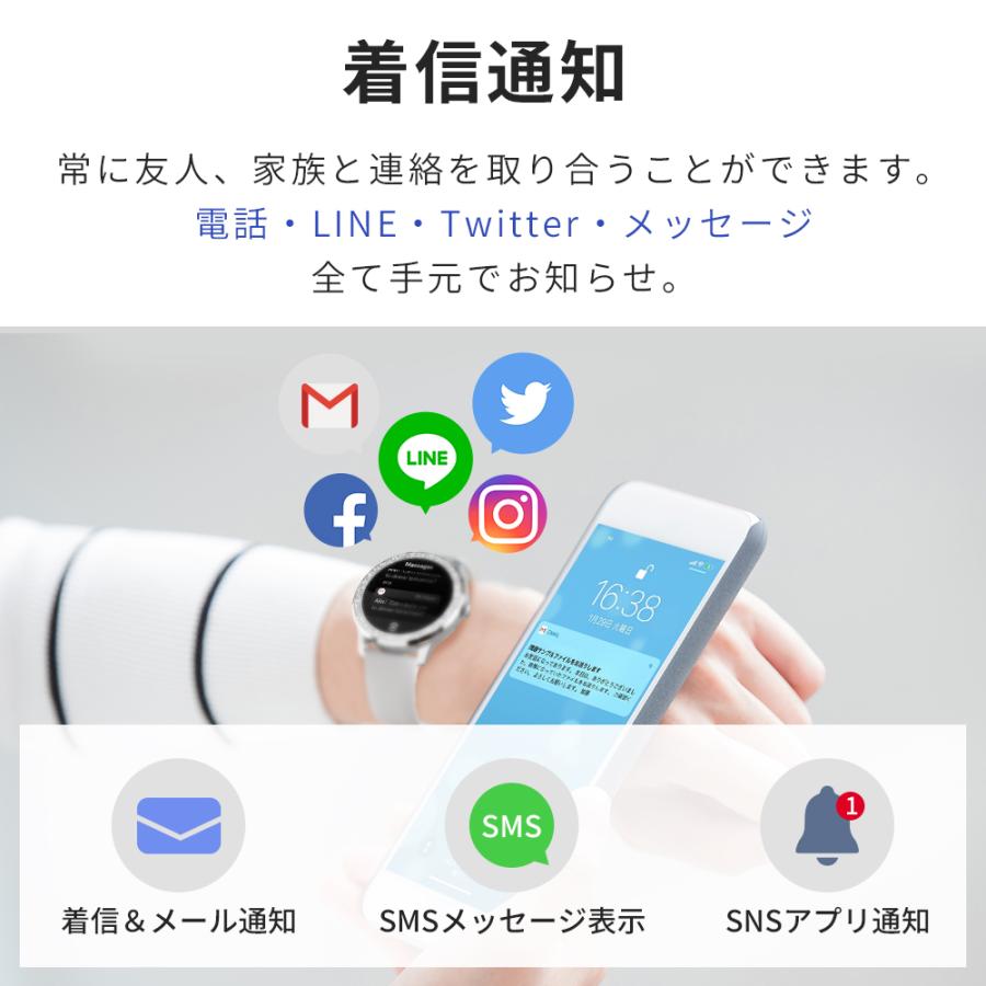 スマートウォッチG32 itDEAL レディース Bluetooth通話  1.32インチ IP68防水 皮膚温変動測定 GPS運動記録 音楽再生/生理周期/心拍計/歩数計/血中酸素/血圧測定の画像