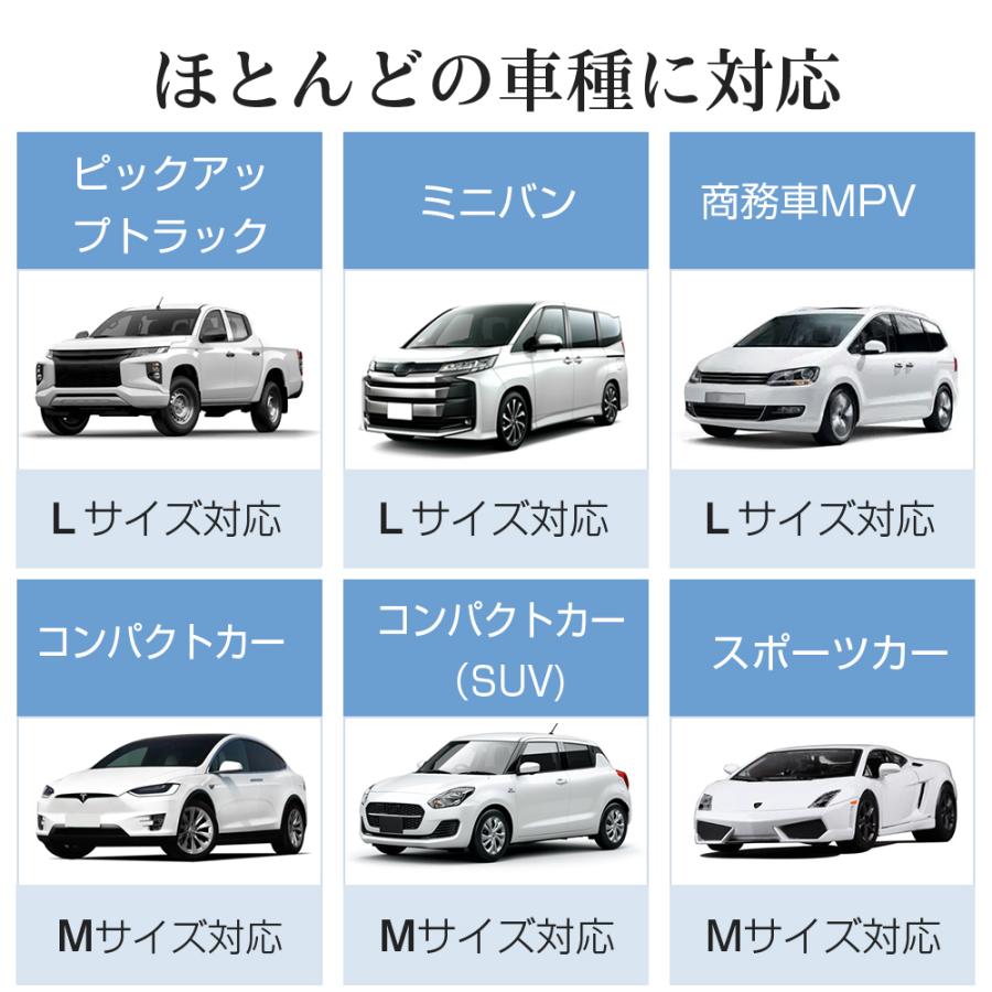 サンシェード 車用 傘式 折りたたみ傘 6層加工 10本骨 日よけ 日除け uv 紫外線カット 紫外線対策 遮光 断熱 中大型SUV MPV適用 車種汎用 収納バック付き | ブランド登録なし | 21