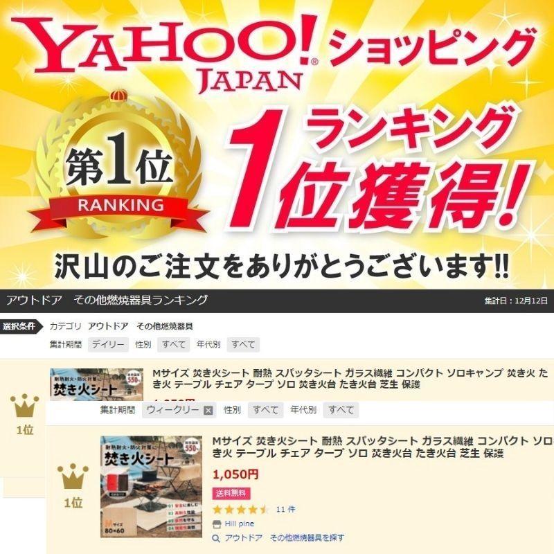 Mサイズ 焚き火シート 耐熱 スパッタシート ガラス繊維 コンパクト ソロキャンプ 焚き火 たき火 テーブル チェア タープ ソロ 焚き火台