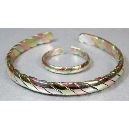 健康アクセサリーK12 リング＆ブレスレット 肩こり 高血圧 不整脈 血流