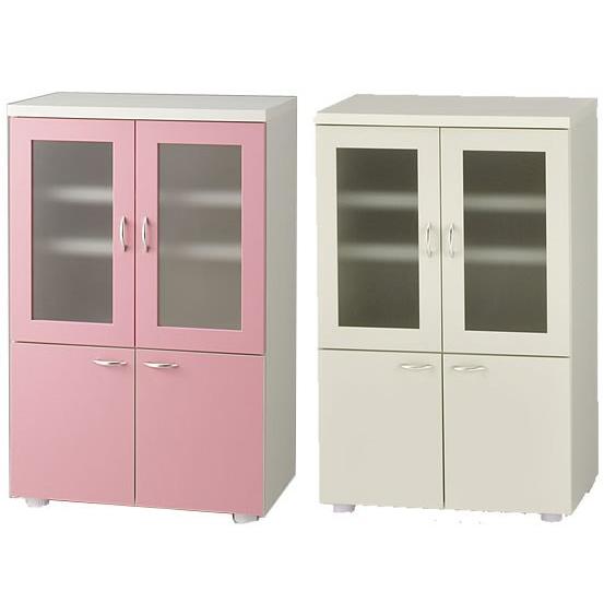 食器棚完成品日本製ピンクとアイボリーから選択 : 吉太郎商店