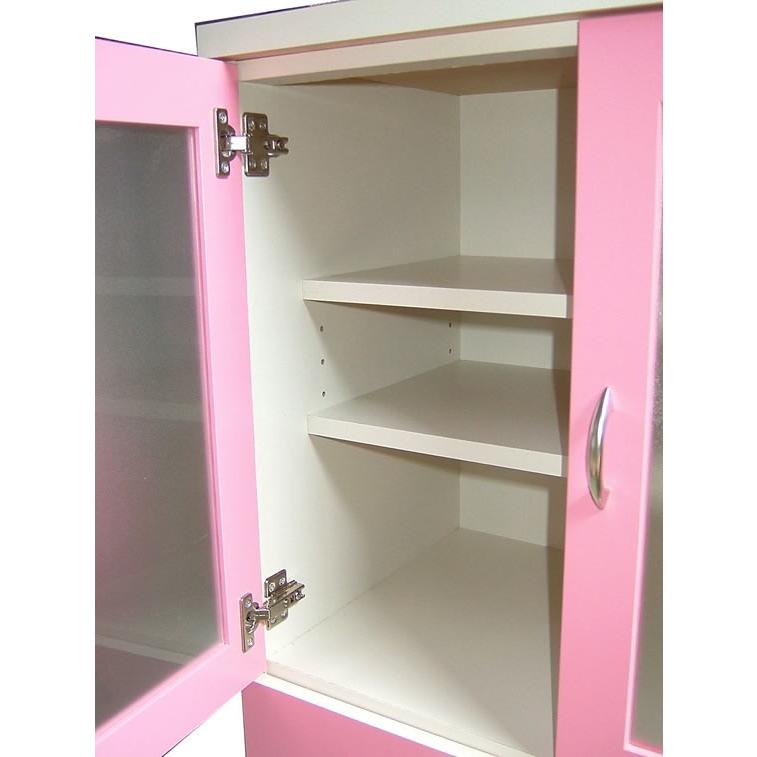 食器棚完成品日本製ピンクとアイボリーから選択｜himalaya2｜03