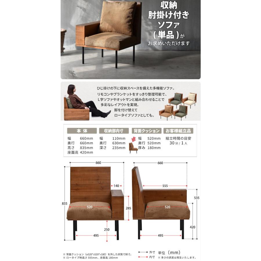 ヴィンテージスタイル ソファ 連結タイプ 単体販売 : ヒマラヤネット