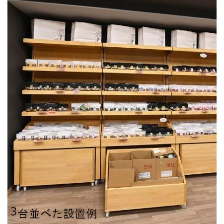 ゴンドラ 陳列棚 商品ディスプレイ ワゴン 販売台 木製 ゴンドラ 陳列棚 商品ディスプレイ ワゴン 販売台 木製