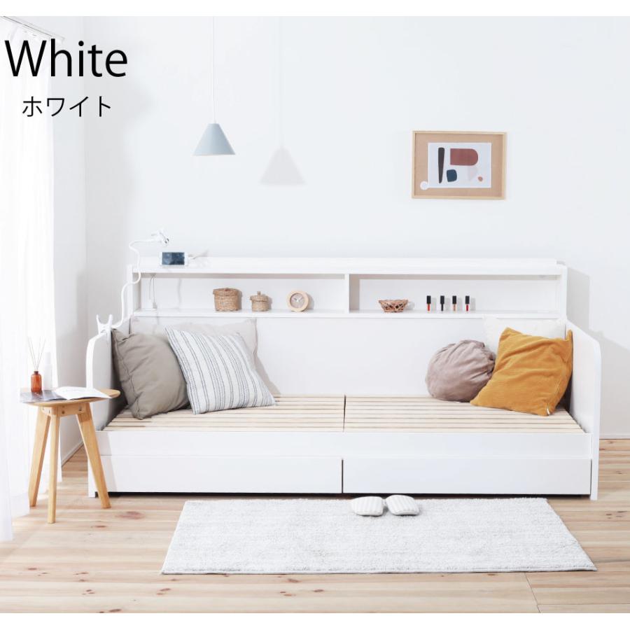 木製ソファベッドすのこシングルデイベッド新発想の収納大容量ソファ