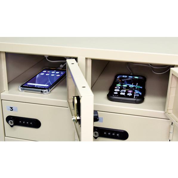 スマホ タブレット 充電 金庫 貴重品 ロッカー 保管庫 4人用 8人用