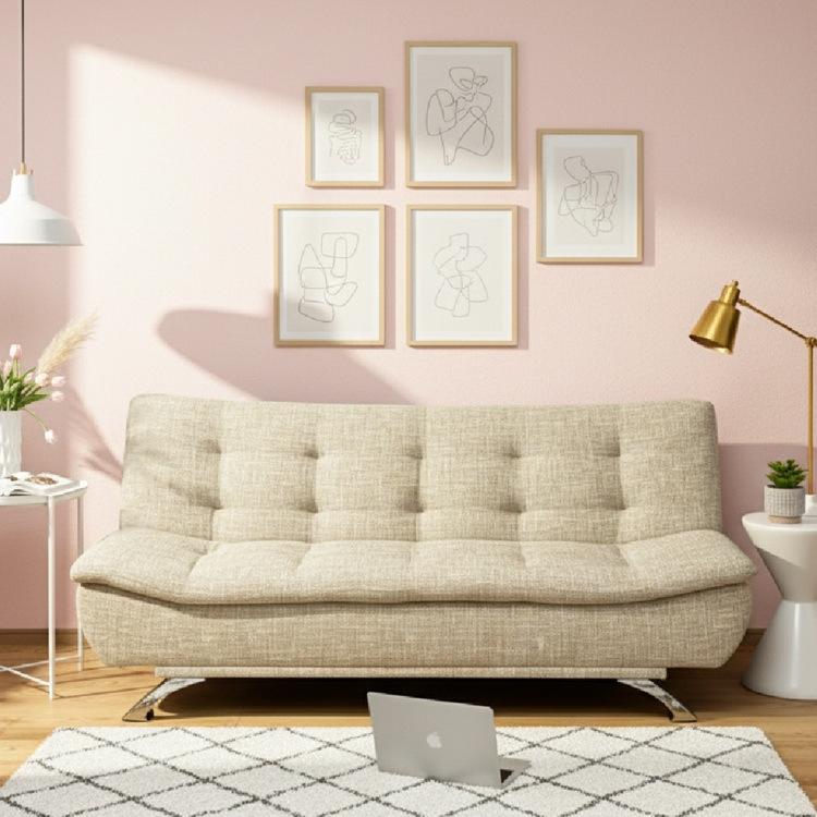 ソファベッド sofa bed リクライニング式 ダブルクッション 2way