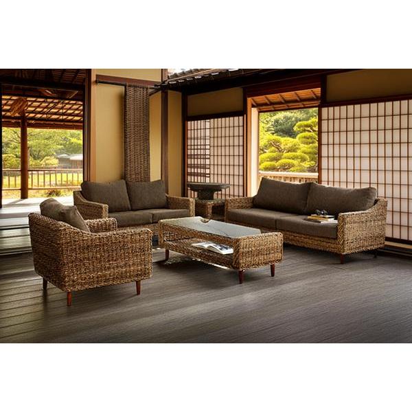 ソファ SOFA 籐風椅子 アジアンリゾートシリーズ ラタン風 籐風 南国