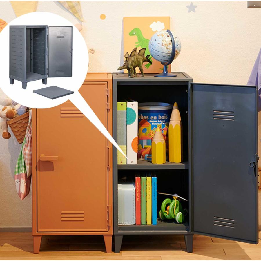 軽い プラスチック製 持ち運べる ロッカー キャビネット 側面