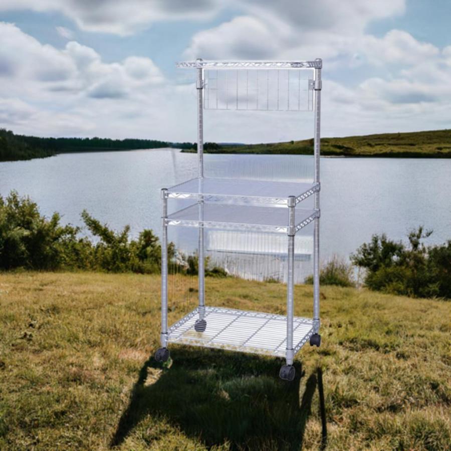 ショップワゴン マルシェ 出店 屋台 金属製 スチール製 キャスター付き