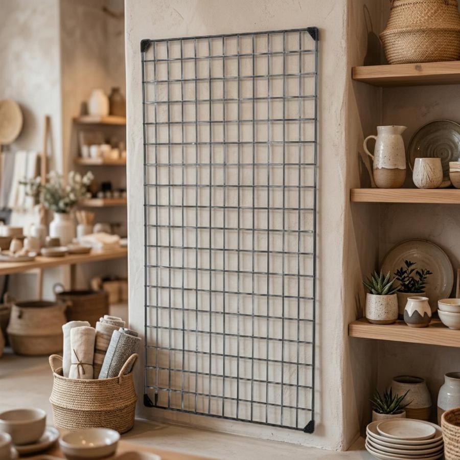 メッシュパネル ネット ディスプレイ アメカジ スチール 商品陳列