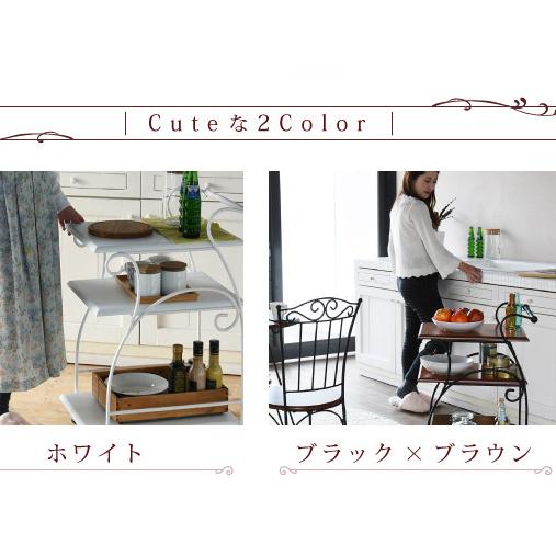 キッチンワゴン ロココ調 キャスター付き アンティーク調 : ヒマラヤ