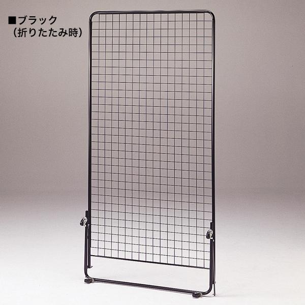 折りたたみ式 キャスター付き ワイヤーネットスタンド メッシュ 