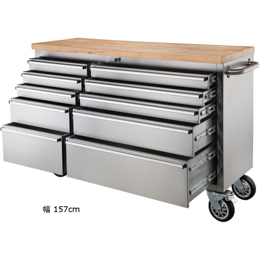 大容量収納付き カウンターテーブル 受付 レジ台 インダストリアル