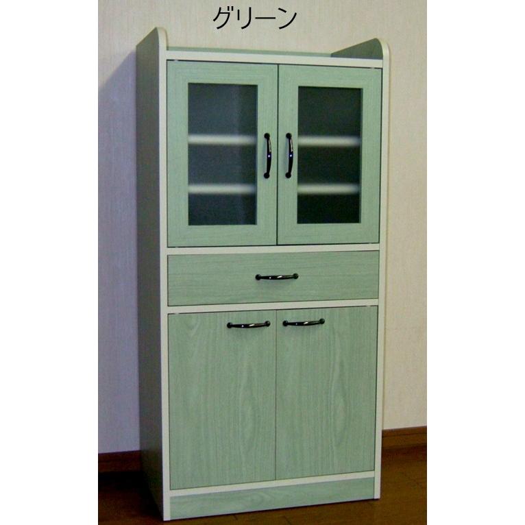 コンパクトミニキッチン食器棚C日本製