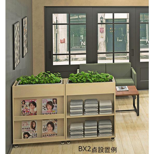 間仕切り キャスター付き 木製パーテーション プランター