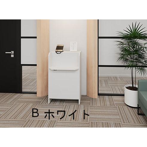 無人受付カウンター スリム レジ台 レジカウンター テーブル 受け付け