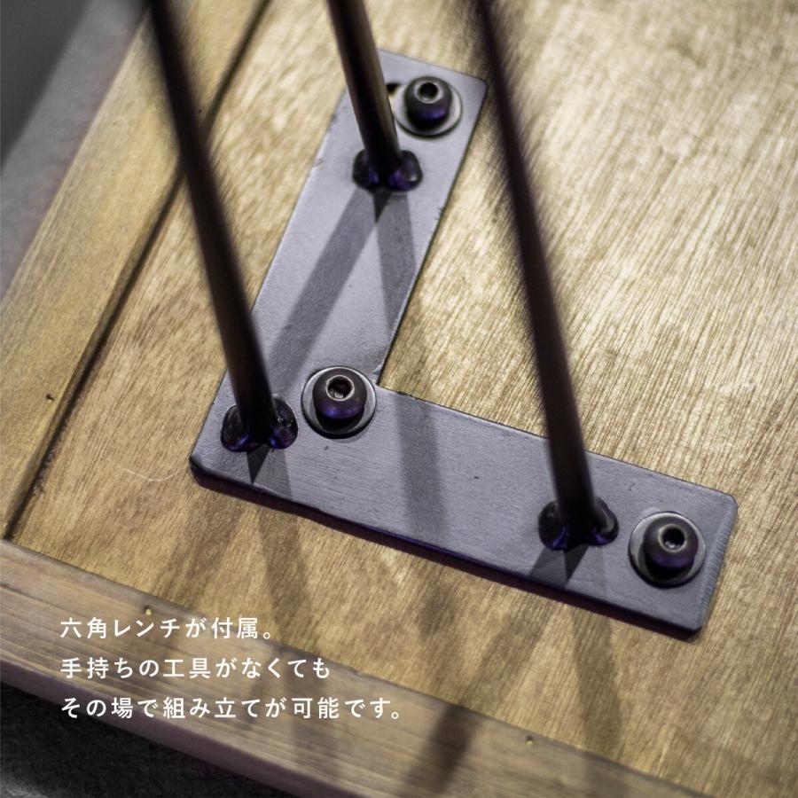 古材 ダイニングテーブル ヘリンボーン柄 ブルックリン ヴィンテージ