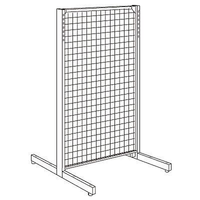 メッシュパーテーション 自立式 スチール製 金属 展示パネル イベント