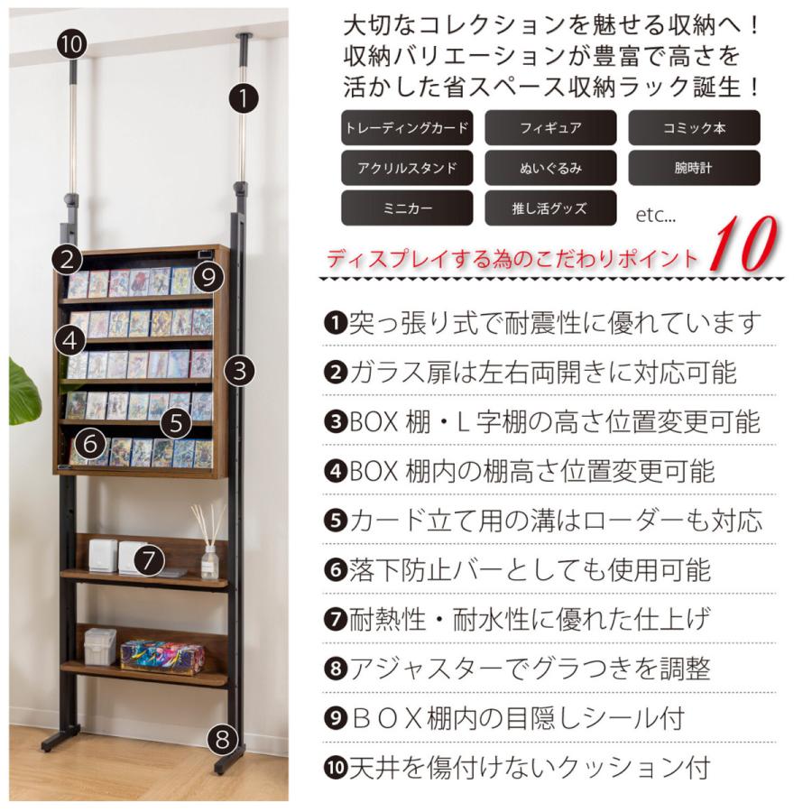 トレーディングカード コレクションケース ボックス ボード ラック 