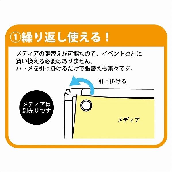 立て看板 繰り返し使える 捨て看板 すてかん ステカン のぼり ノボリ 
