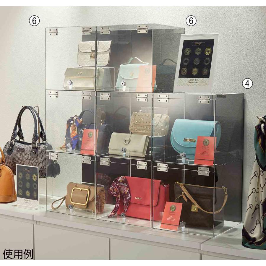 鍵付き 透明 アクリルショーケース 正方形 コレクションボックス 鍵付き 透明 アクリルショーケース 正方形 コレクションボックス